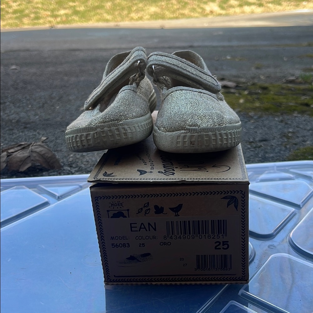 Kids Gold Shoes